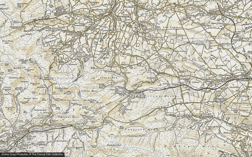 Old Map of Harden, 1903 in 1903