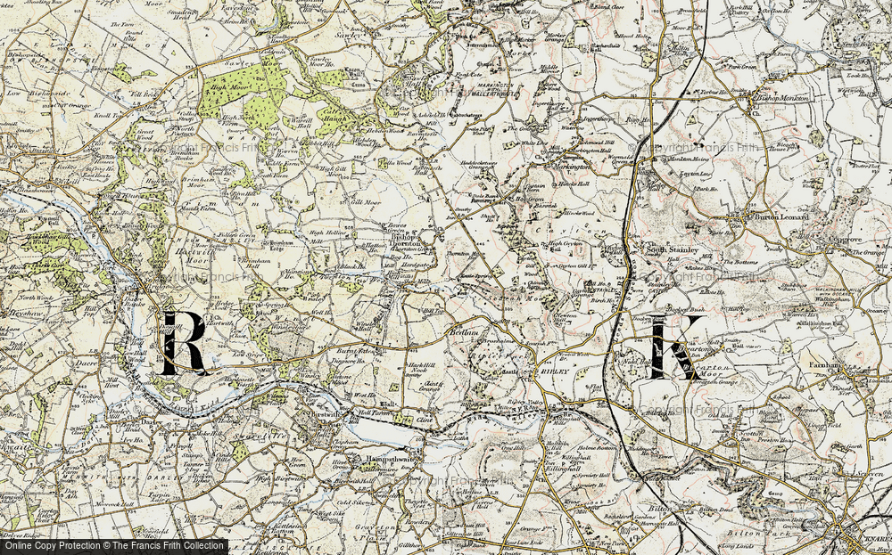 Old Map of Hardgate, 1903-1904 in 1903-1904