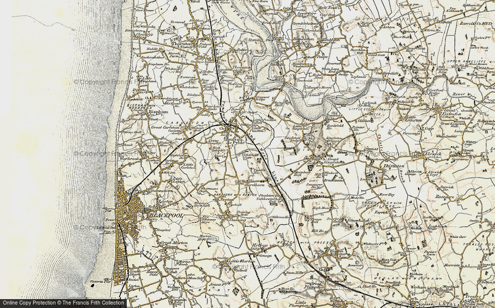 Old Map of Hardhorn, 1903-1904 in 1903-1904