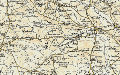 Old map of Barrow Moor in 1902-1903