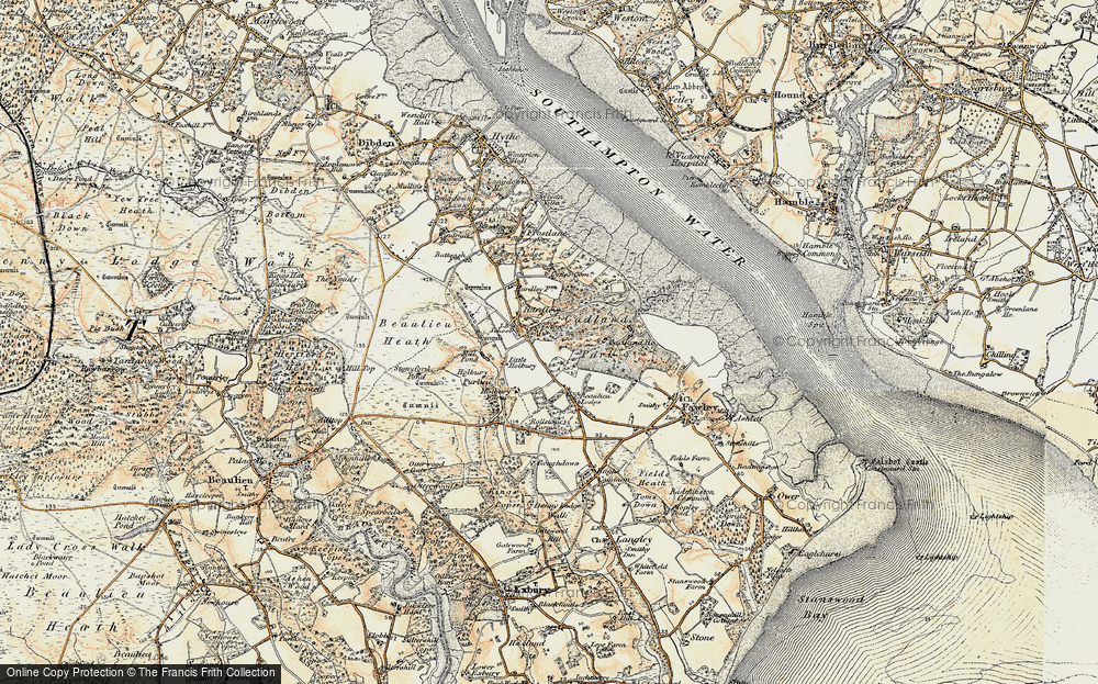 Old Map of Hardley, 1897-1909 in 1897-1909
