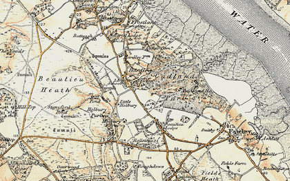 Old map of Hardley in 1897-1909