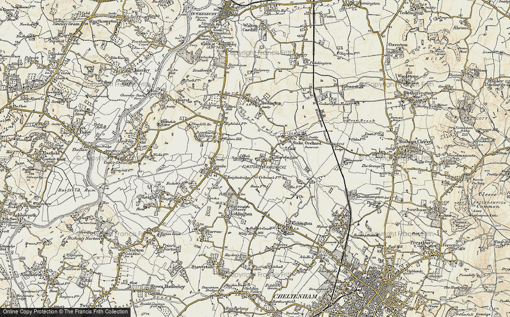 Old Map of Hardwicke, 1899-1900 in 1899-1900