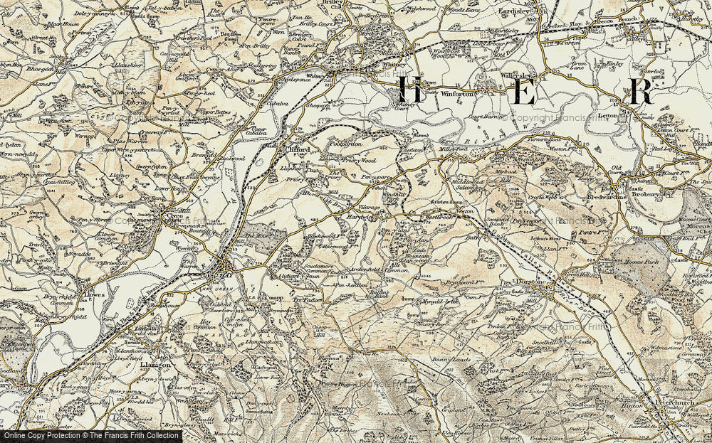 Old Map of Hardwicke, 1900-1902 in 1900-1902