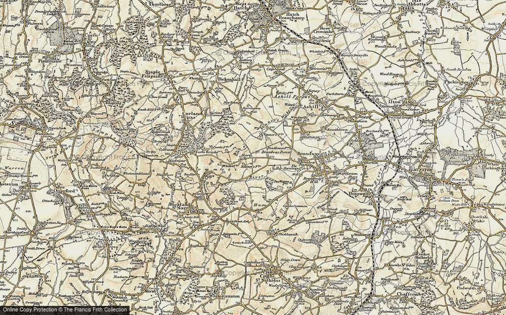 Old Map of Hare, 1898-1900 in 1898-1900