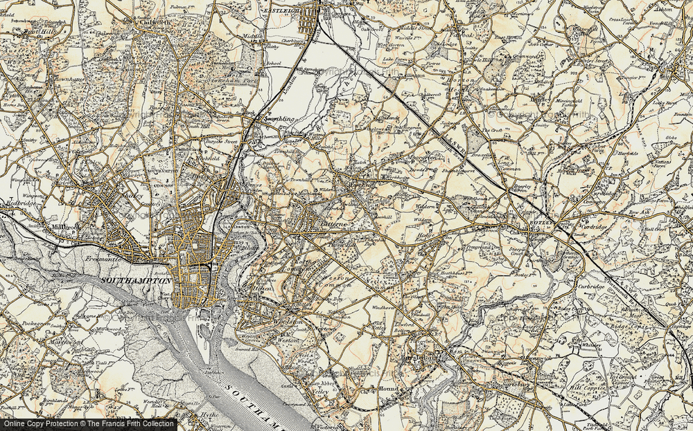 Old Map of Harefield, 1897-1909 in 1897-1909