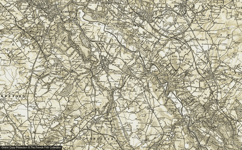 Old Map of Hareleeshill, 1904-1905 in 1904-1905