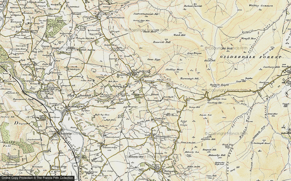 Old Map of Haresceugh, 1901-1904 in 1901-1904
