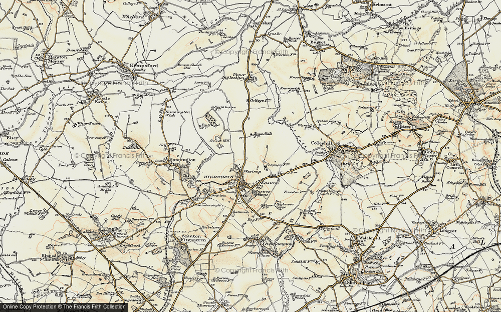 Old Map of Haresfield, 1898-1899 in 1898-1899