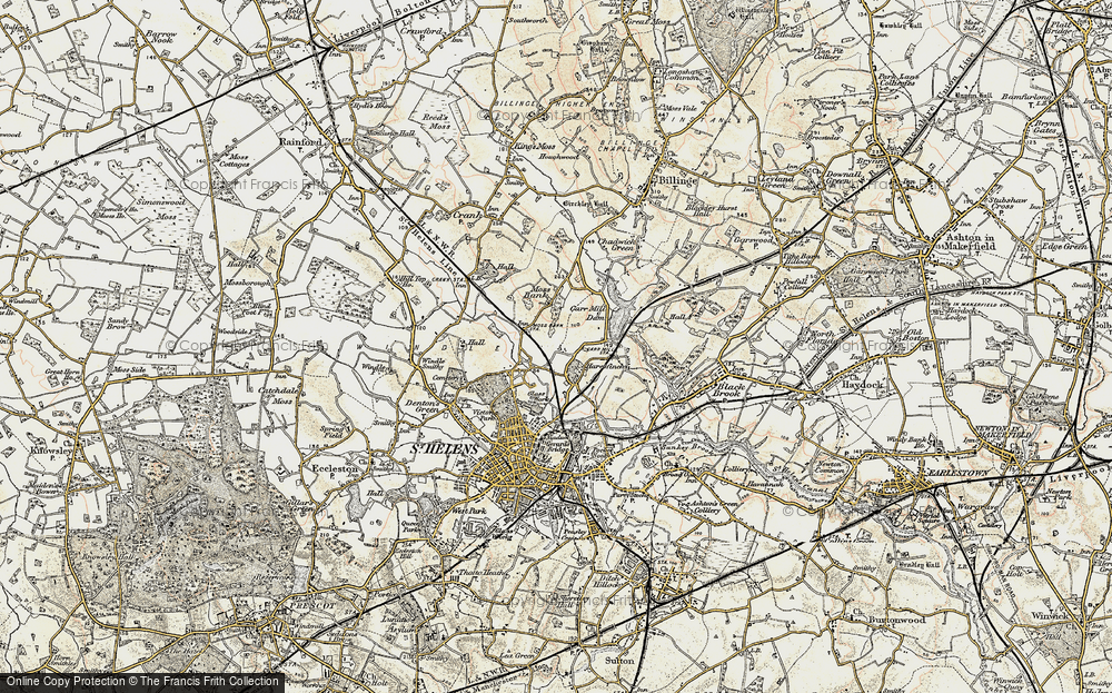 Old Map of Haresfinch, 1903 in 1903