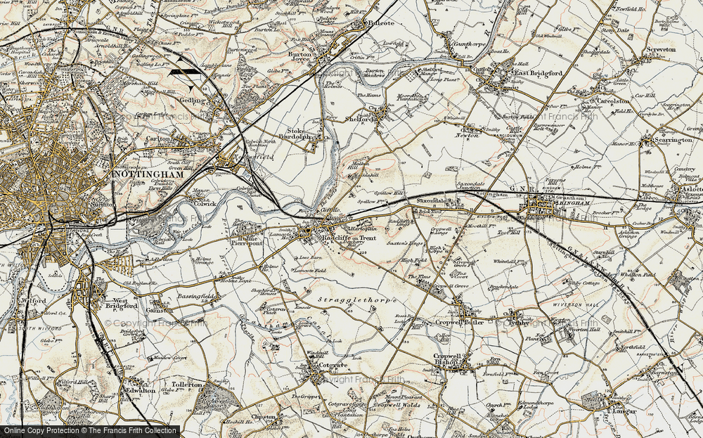 Old Map of Harlequin, 1902-1903 in 1902-1903