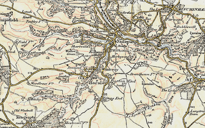 Old map of Harleywood in 1898-1900