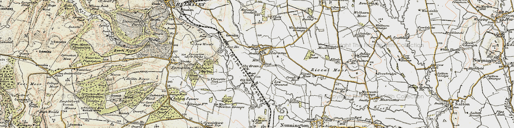 Old map of West Newton Grange in 1903-1904