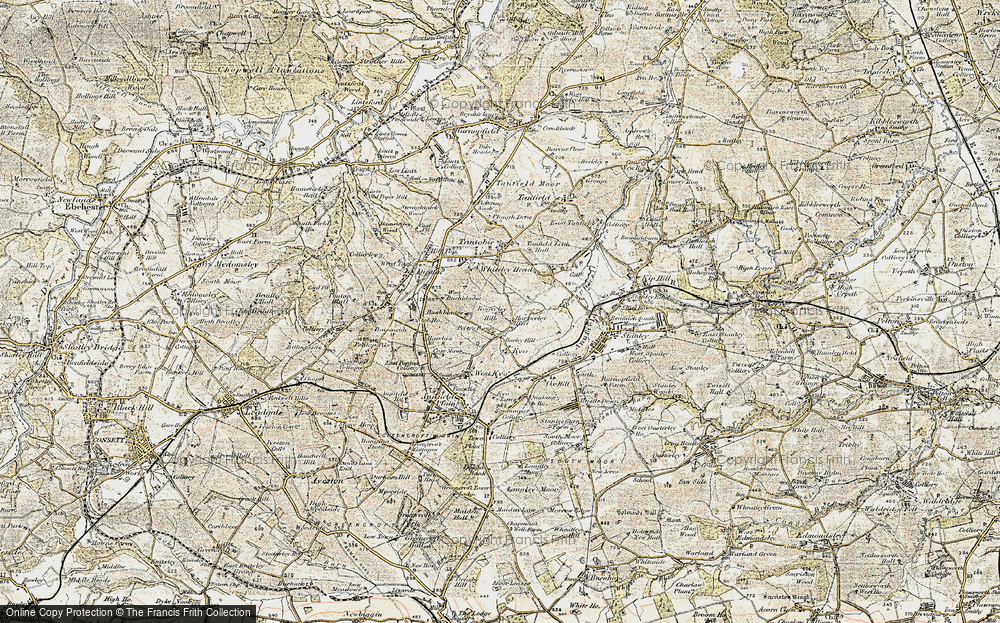 Old Map of Harperley, 1901-1904 in 1901-1904