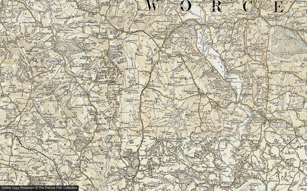 Old Map of Harpley, 1899-1902 in 1899-1902