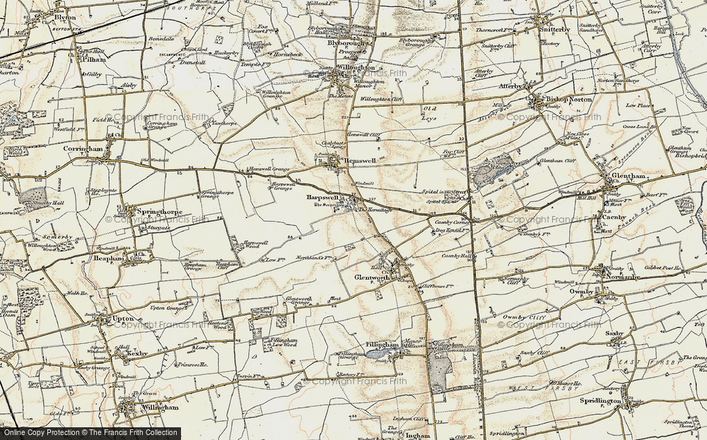 Old Map of Harpswell, 1903 in 1903