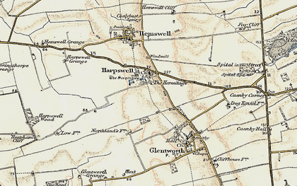 Old map of Harpswell in 1903