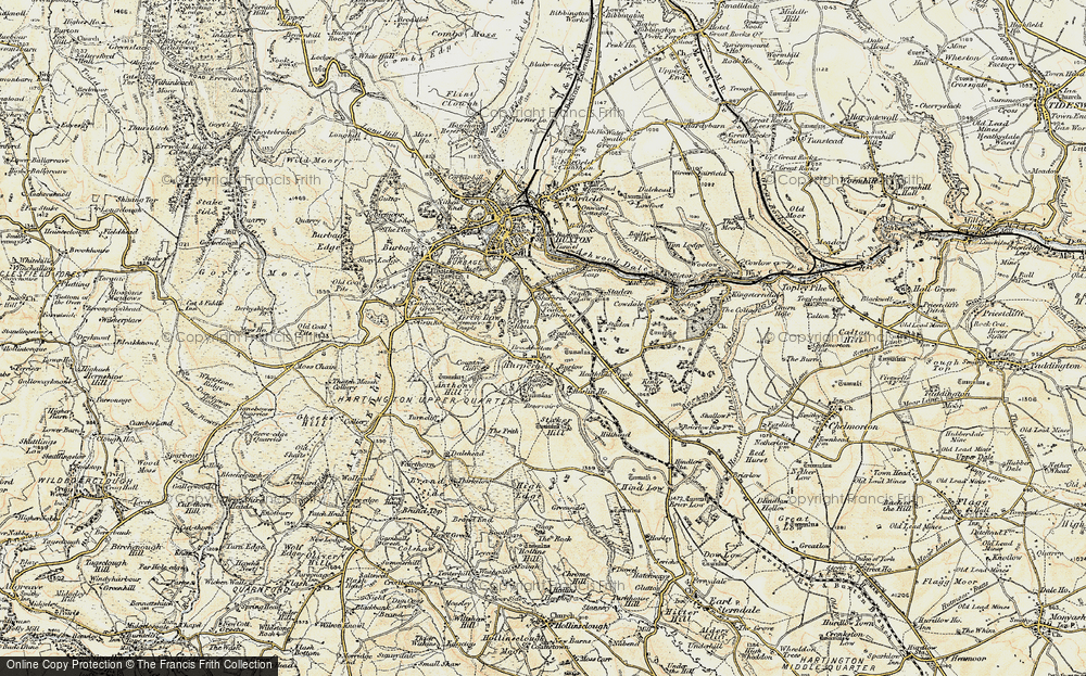 Old Map of Harpur Hill, 1902-1903 in 1902-1903
