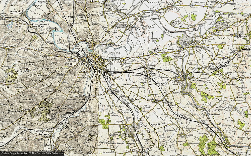 Old Map of Harraby, 1901-1904 in 1901-1904