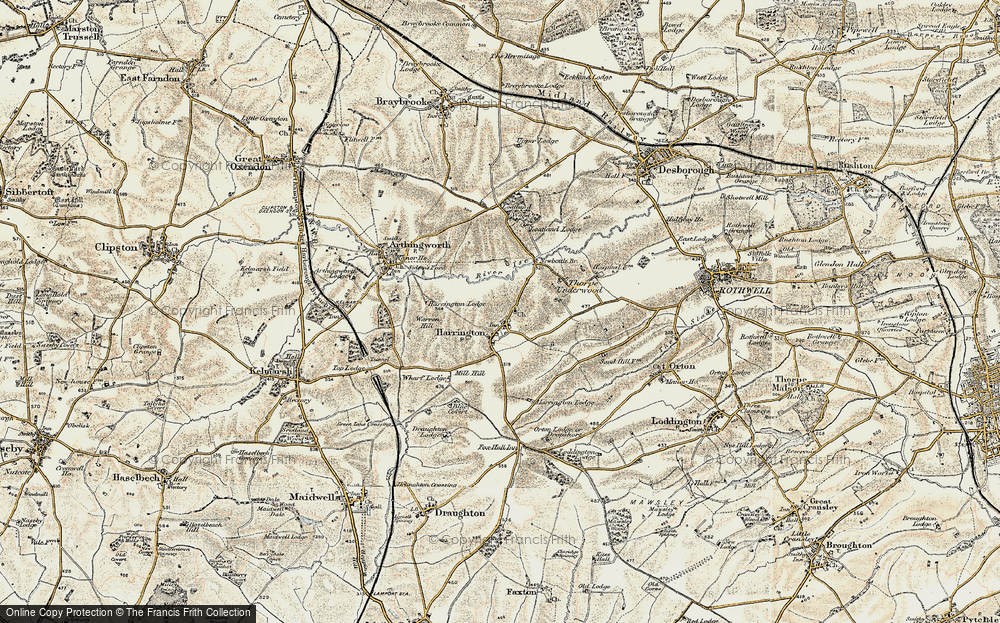 Old Map of Harrington, 1901-1902 in 1901-1902