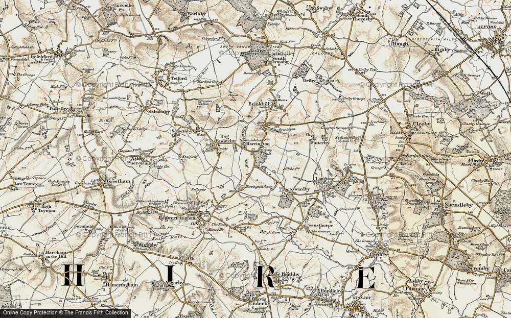 Old Map of Harrington, 1902-1903 in 1902-1903