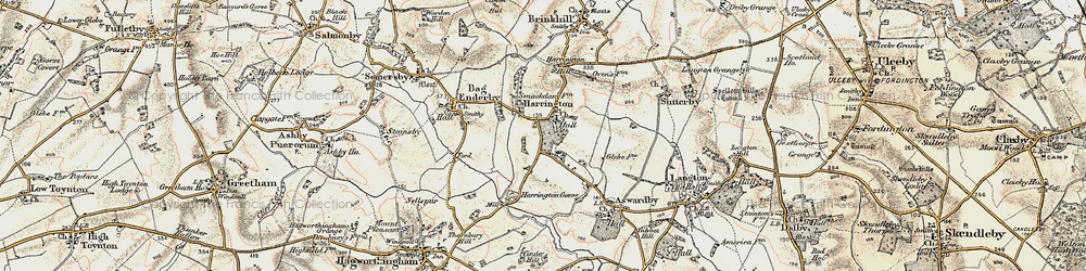 Old map of Harrington in 1902-1903