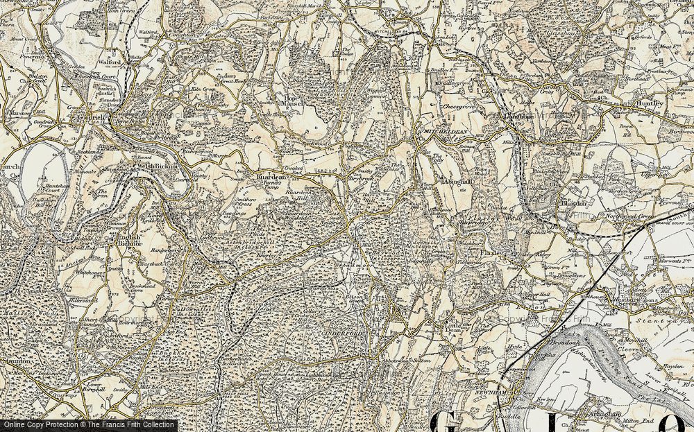 Old Map of Harrow Hill, 1899-1900 in 1899-1900