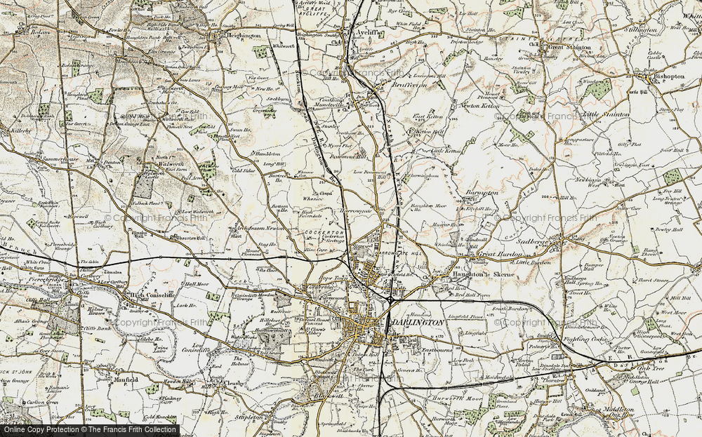 Old Map of Harrowgate Village, 1903-1904 in 1903-1904