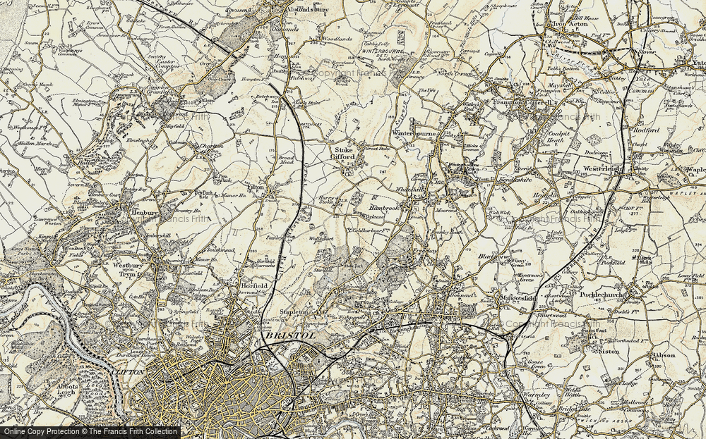 Old Map of Harry Stoke, 1899 in 1899