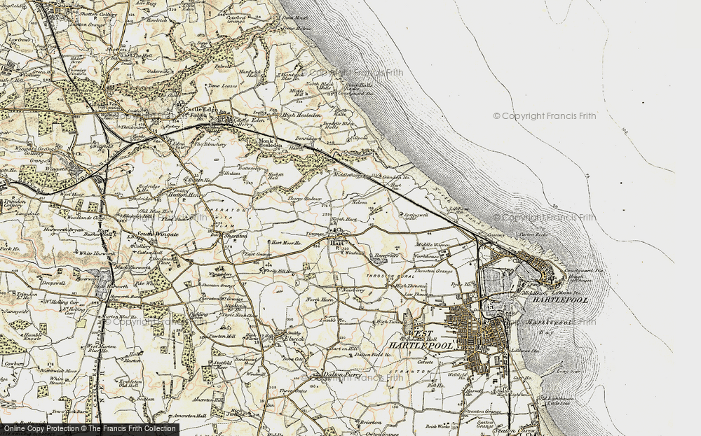 Old Map of Hart, 1901-1904 in 1901-1904