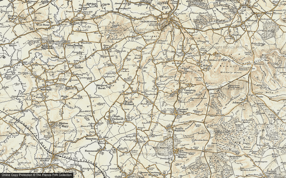 Old Map of Hartgrove, 1897-1909 in 1897-1909