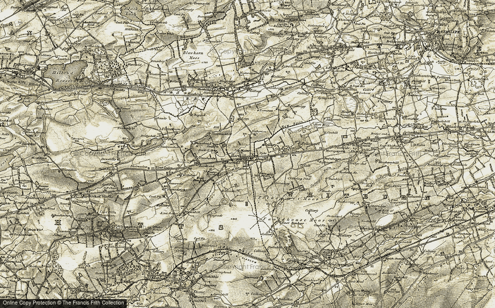 Historic Ordnance Survey Map of Harthill, 1904-1905