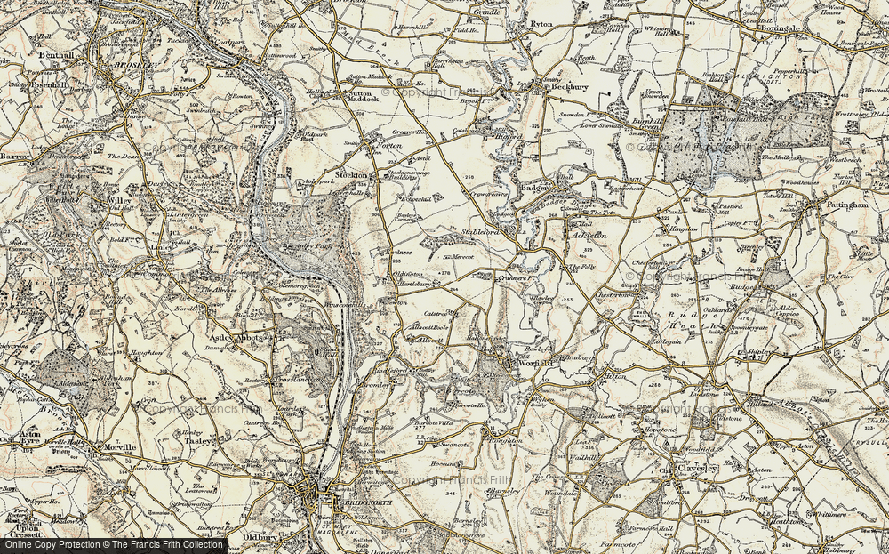 Old Map of Historic Map covering Patmarsh in 1902