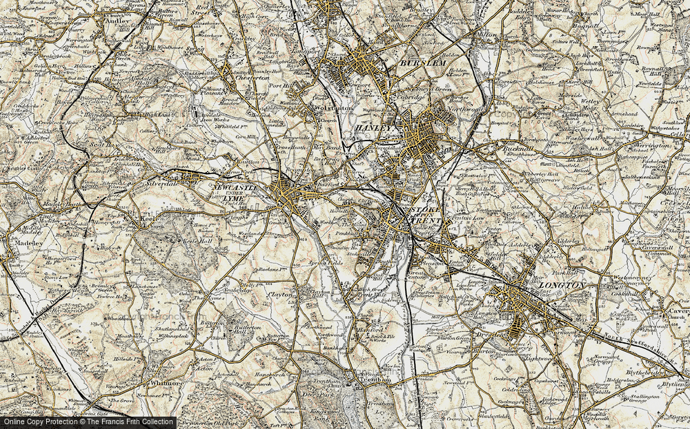 Old Map of Hartshill, 1902 in 1902