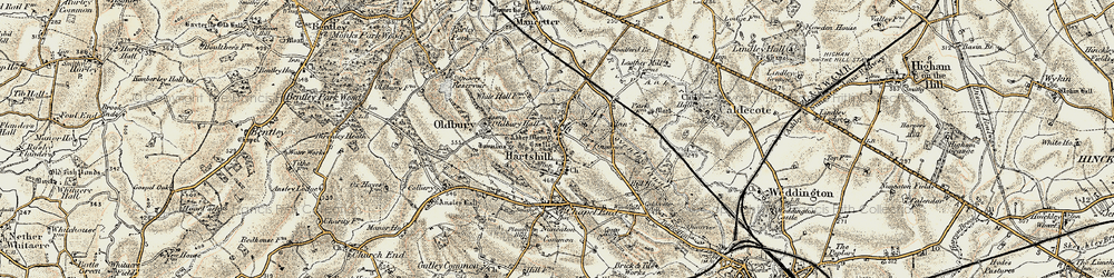 Old map of Woodford Br in 1901-1903