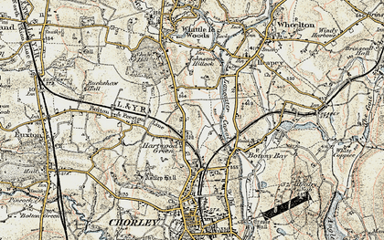 Old map of Hartwood in 1903