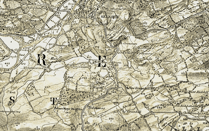 Old map of Brownmoor in 1904