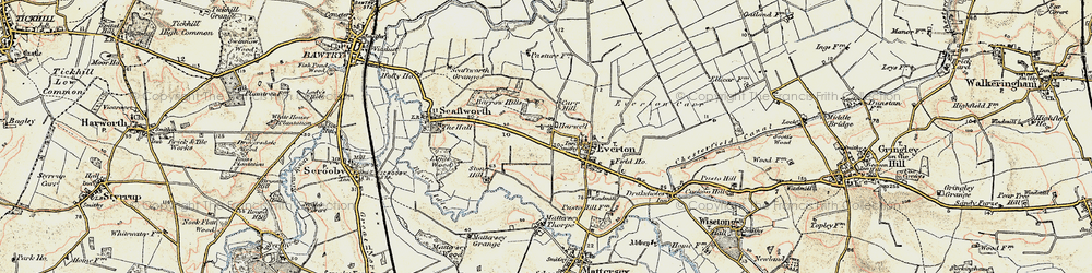 Old map of Harwell in 1903