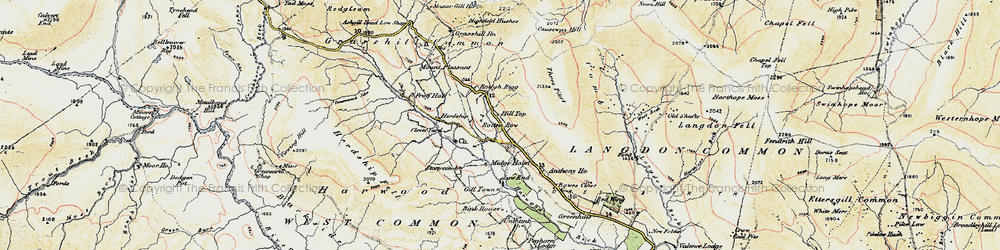 Old map of Binks Ho in 1904