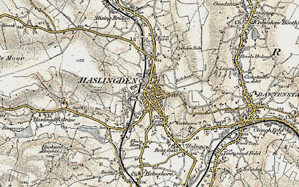 Old map of Haslingden in 1903