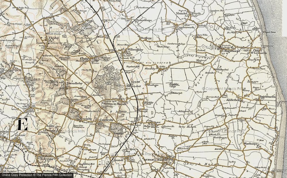 Old Map of Hasthorpe, 1902-1903 in 1902-1903
