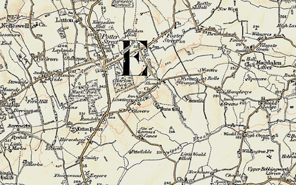 Old map of Hastingwood in 1898