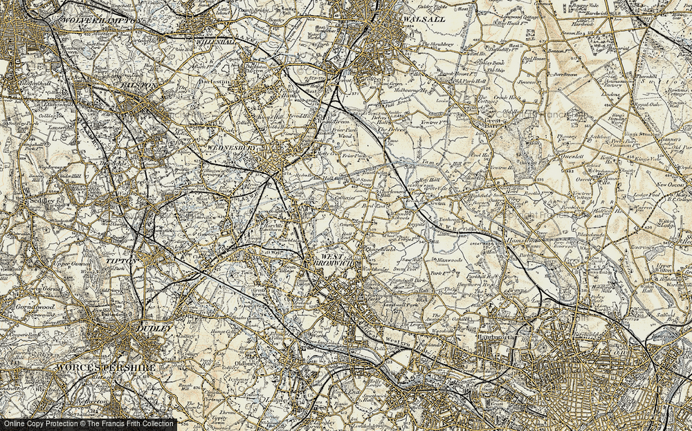 Old Map of Hateley Heath, 1902 in 1902