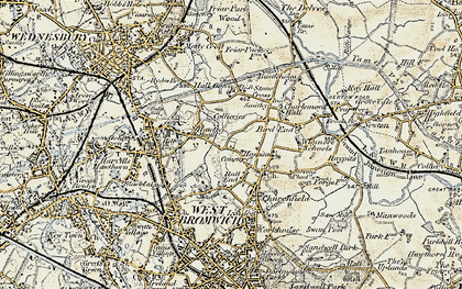 Old map of Hateley Heath in 1902