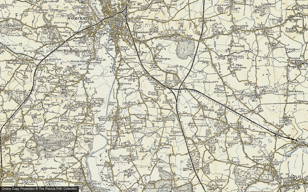 Old Map of Hatfield, 1899-1901 in 1899-1901