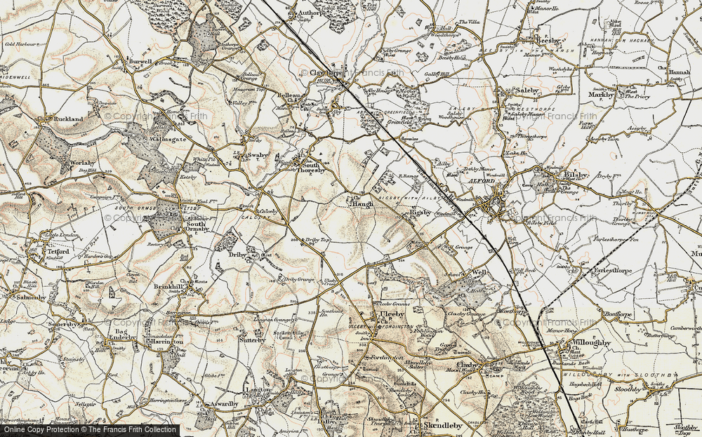 Old Map of Haugh, 1902-1903 in 1902-1903