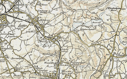 Old map of Haugh in 1903