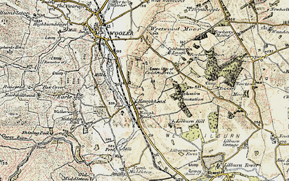 Old map of Lilburn Hill in 1901-1903
