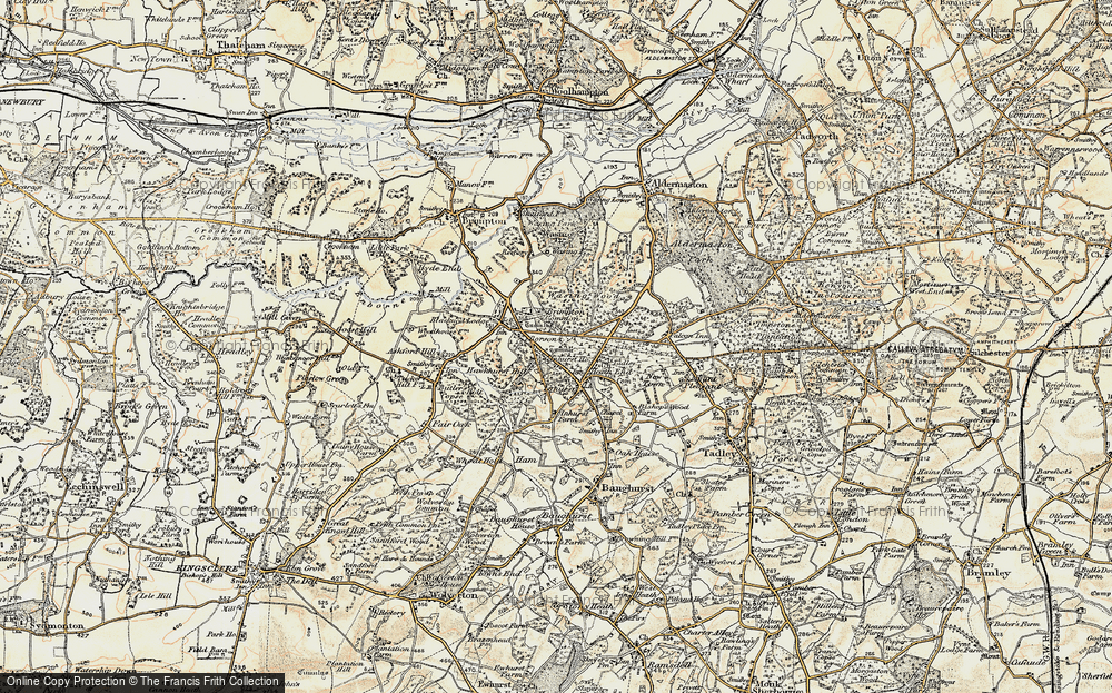 Old Map of Haughurst Hill, 1897-1900 in 1897-1900