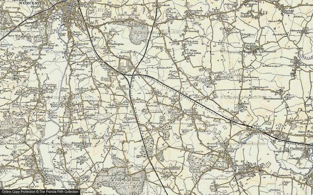 Old Map of Hawbridge, 1899-1901 in 1899-1901